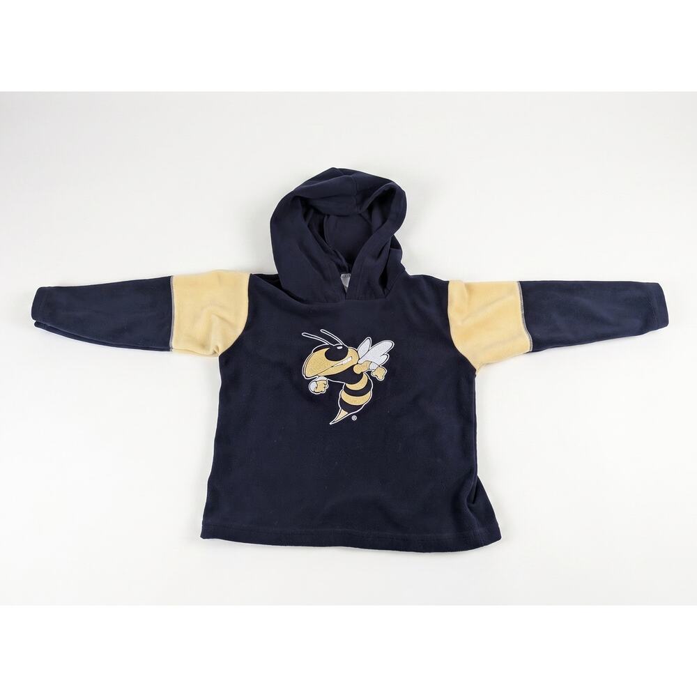 Georgia Tech Yellow Jackets Youth Size 6 Fleece Hoodie Navy Gold SH Apparel